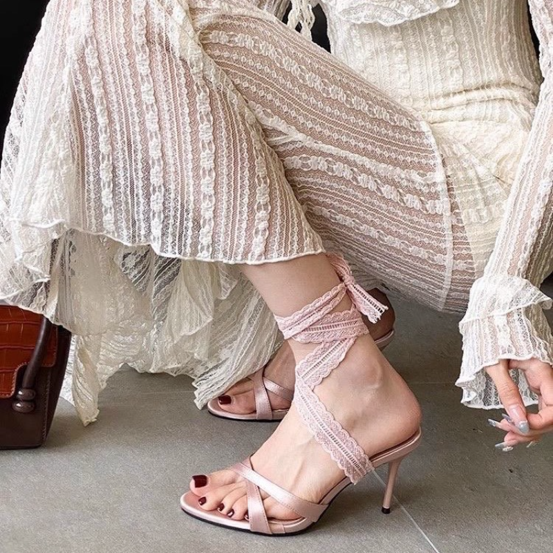 2026 New Pointed Head Strappy  - Sandal Strappy Heeled 리뷰 및 가격