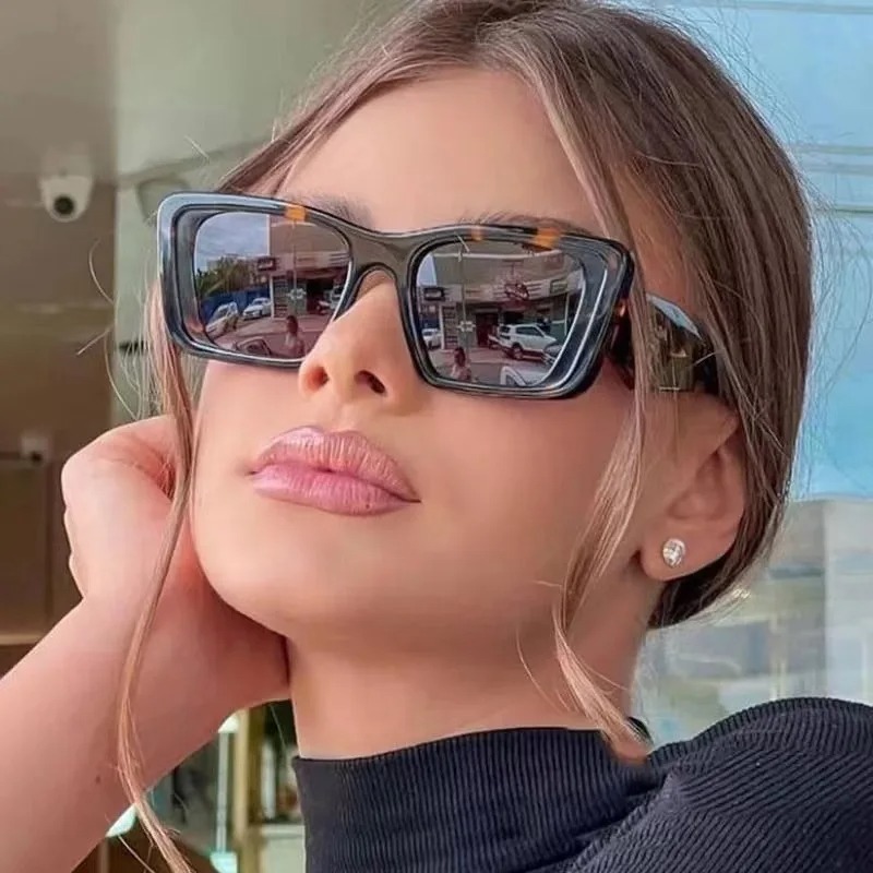 Retro Square Sunglasses Men Wo - Sunglasses Cat Eye 리뷰 및 가격