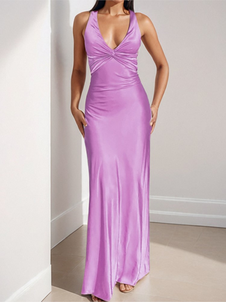 Sexy Elegant Party Long Dress  - Maxi Dress Halter 리뷰 및 가격