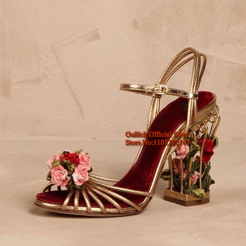 Luxury Bird Cage Women Sandals - Sandal Strappy Heeled 리뷰 및 가격