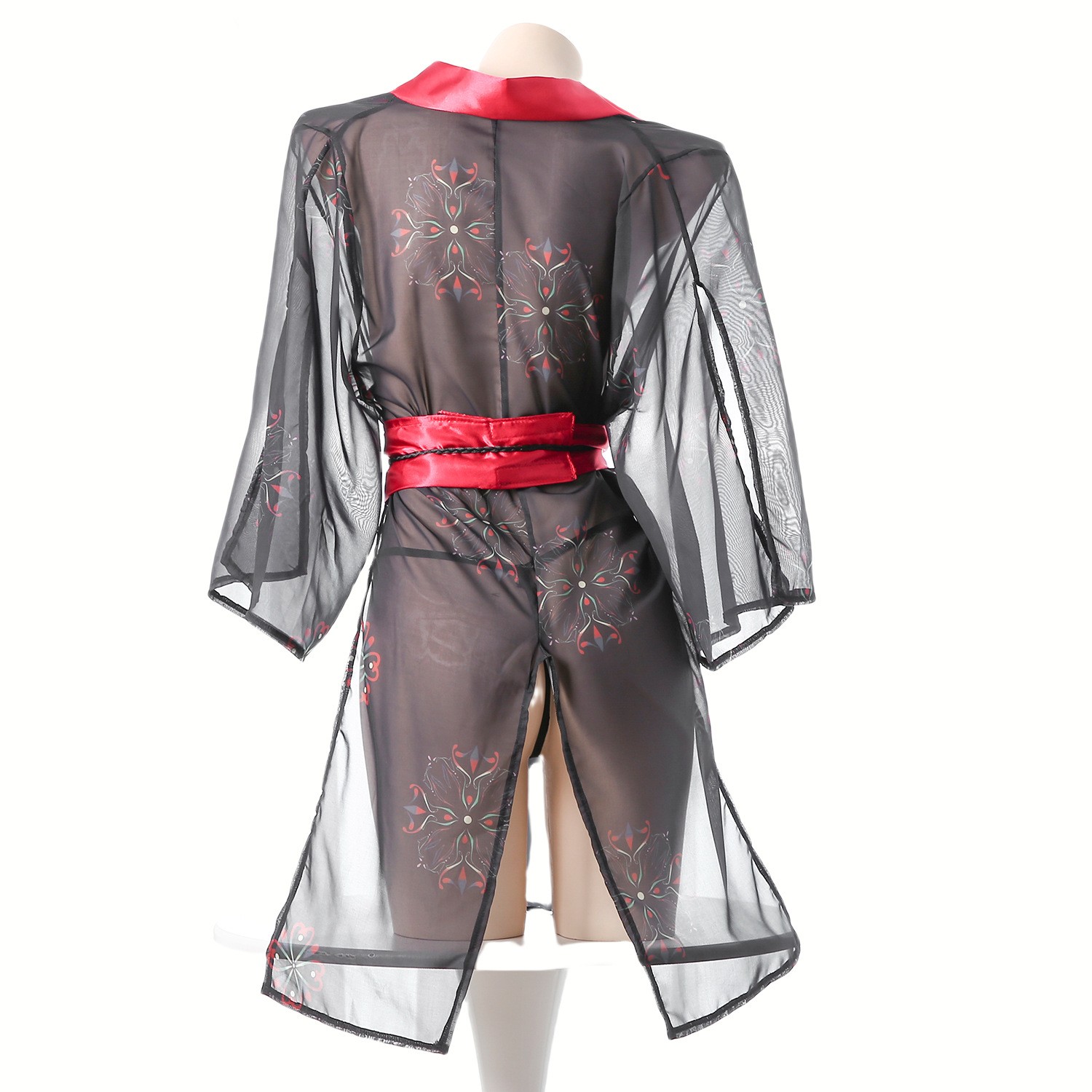 Women's Black Sheer Mesh Japan - Kimono Sheer Floral 리뷰 및 가격