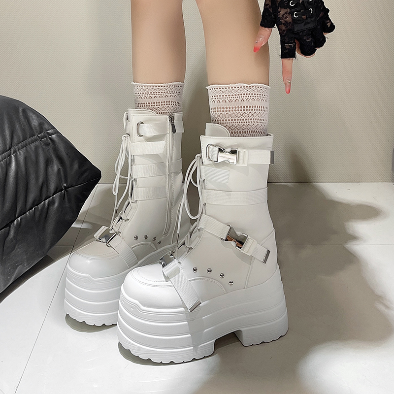 13.5CM,17CM Women Punk Boots A - Wedge Espadrille Women 리뷰 및 가격