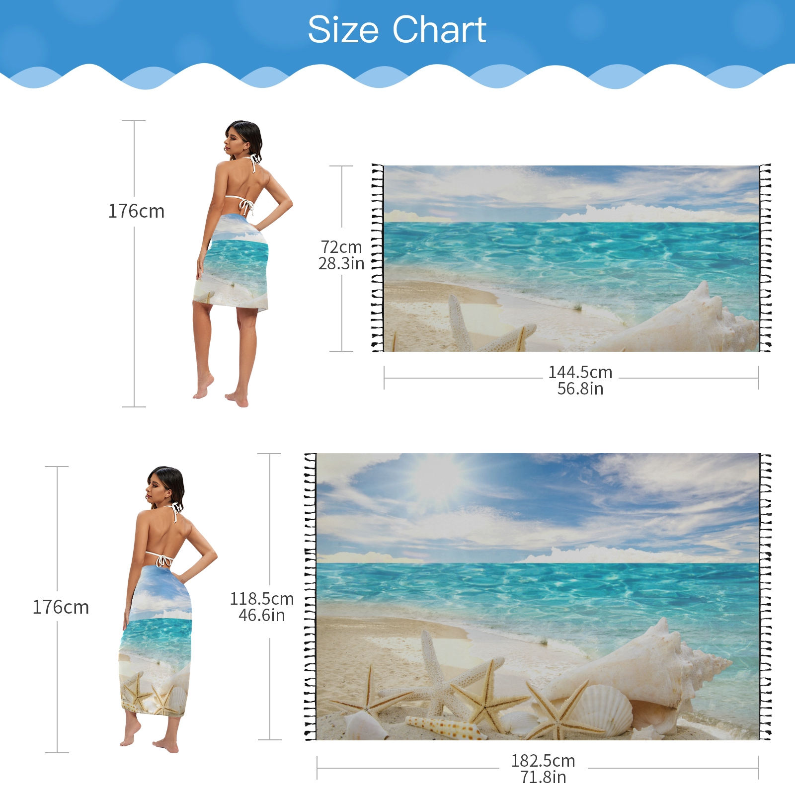 Sexy Women Chiffon Swimwear Pa - Cover Up Kaftan 리뷰 및 가격