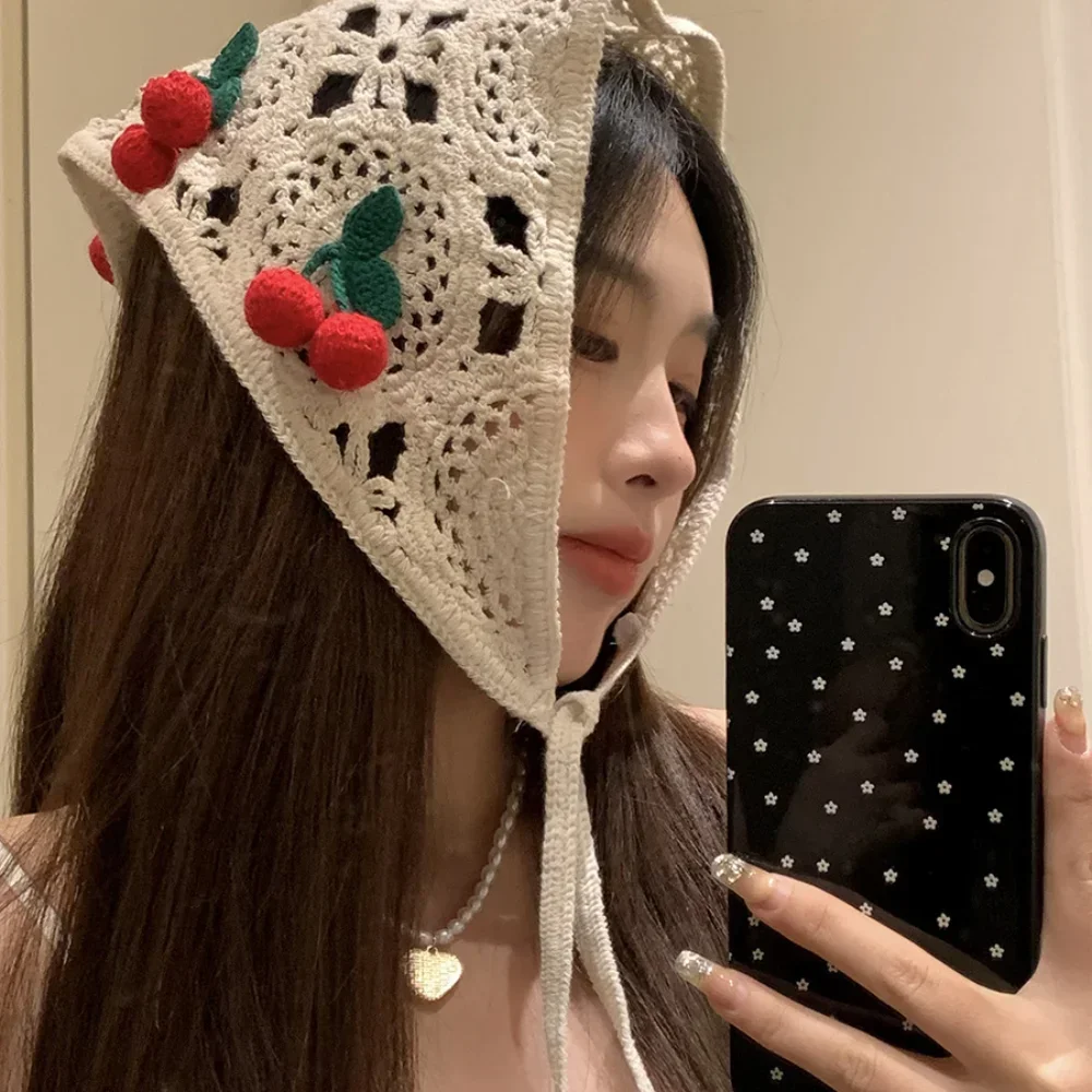 Sweet French Pastoral Style Tr - Headband Summer Knit 리뷰 및 가격
