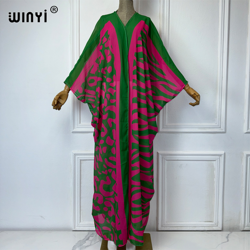 WINYI Africa Bohemia print Kim - Cover Up Kaftan 리뷰 및 가격