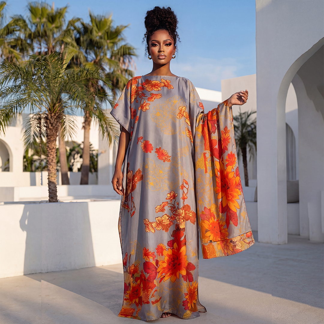 Summer Fashion African Shawl F - Romper Floral Print 리뷰 및 가격