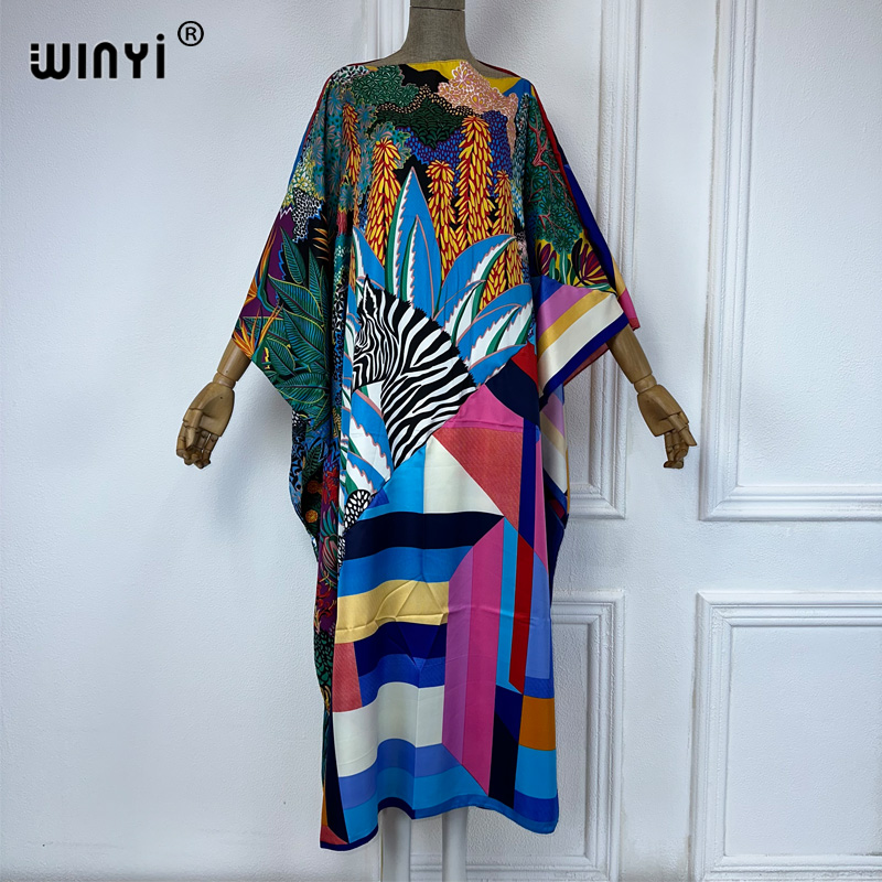 WINYI new high quality Print k - Cover Up Kaftan 리뷰 및 가격