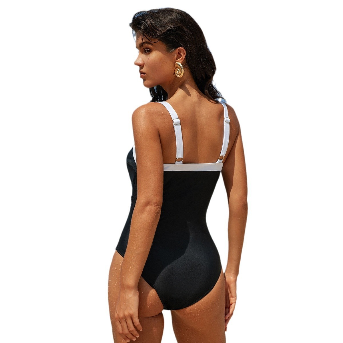 Swimwear Woman One Piece Swims - Swimsuit Bikini Ruched 리뷰 및 가격
