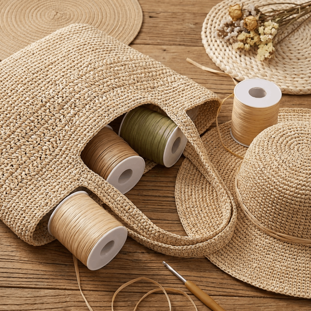 Premium Quality 120M Per Roll  - Crochet Bag Raffia 리뷰 및 가격