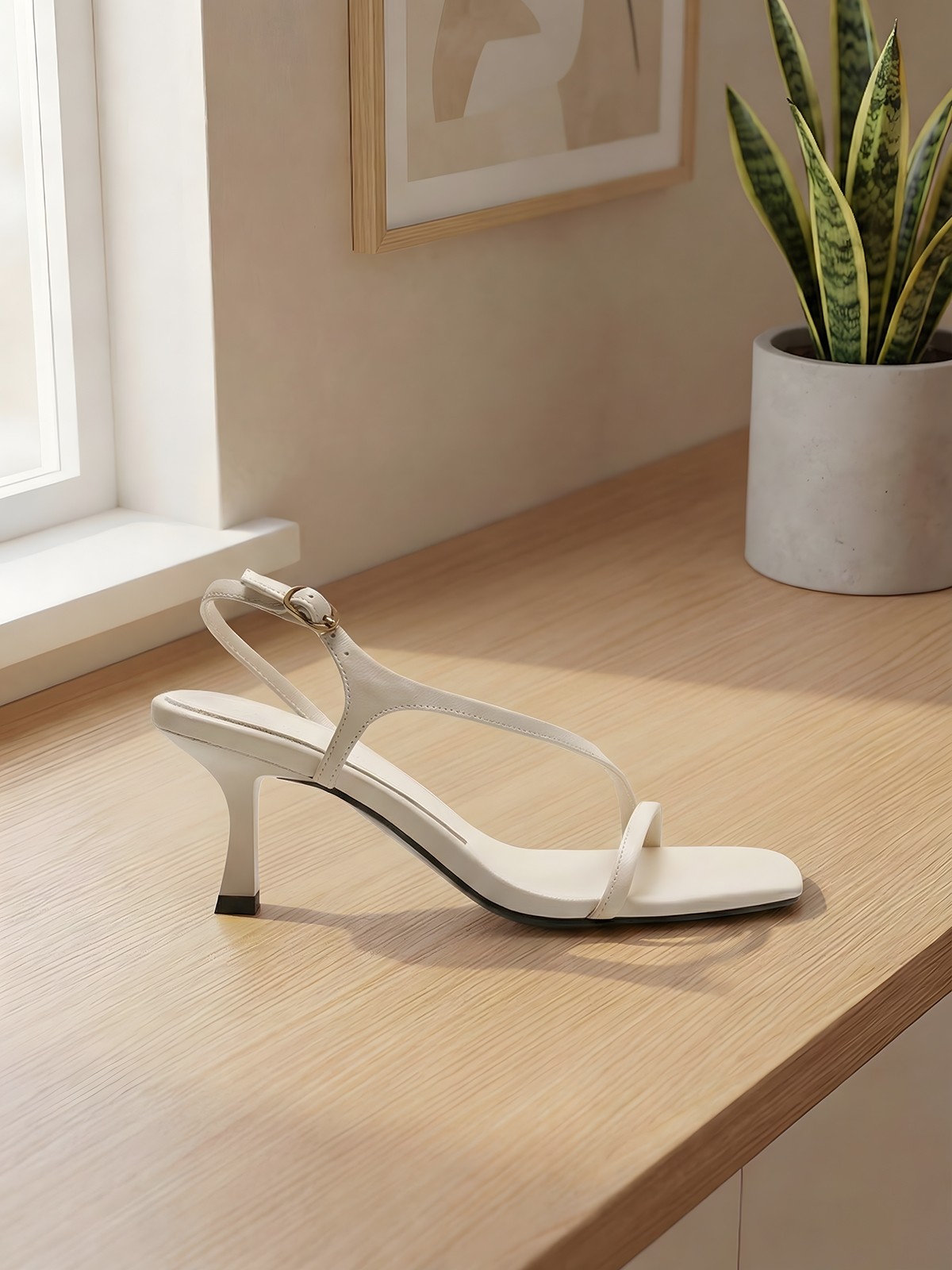 Elegant Genuine Leather Strapp - Sandal Strappy Heeled 리뷰 및 가격