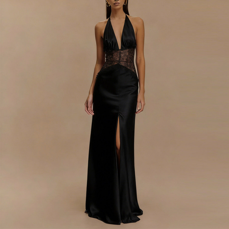 Sexy Backless Halter Maxi Dres - Maxi Dress Halter 리뷰 및 가격