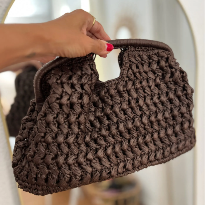 Popular Russian Woven Clutch H - Crochet Bag Raffia 리뷰 및 가격