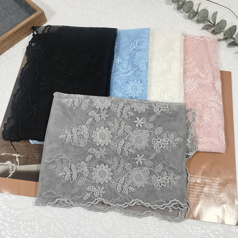 Lace Sunflower Silk Scarf Fair - Headband Summer Knit 리뷰 및 가격