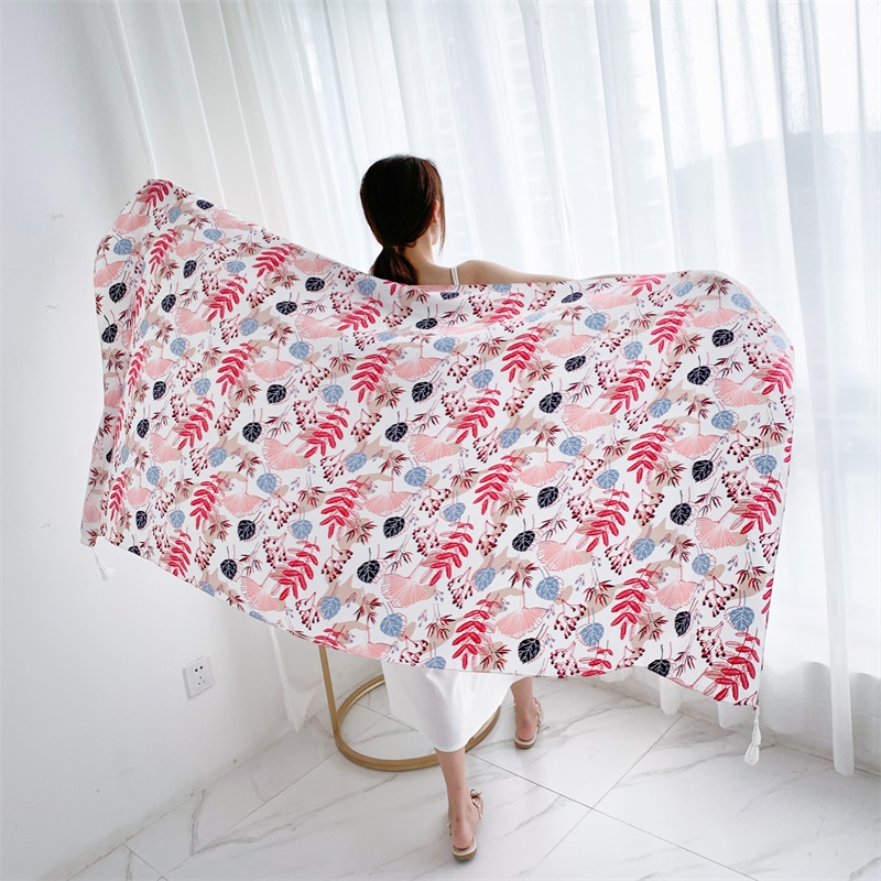 90x185cm Cotton Linen Print Su - Linen Dress Wrap 리뷰 및 가격