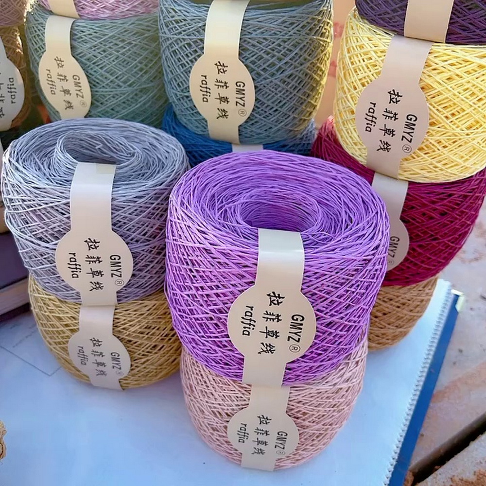220M/Roll Washable Japanese Pl - Crochet Bag Raffia 리뷰 및 가격