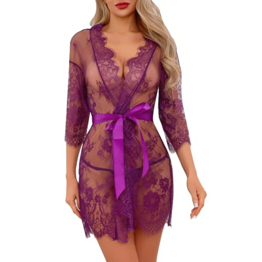 Narcisse Women's Floral Lace K - Kimono Sheer Floral 리뷰 및 가격