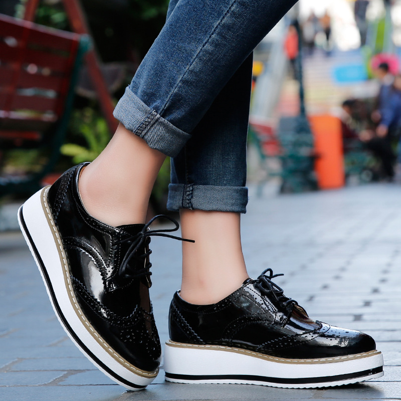 Women Loafers Shoes Leather Th - Wedge Espadrille Women 리뷰 및 가격