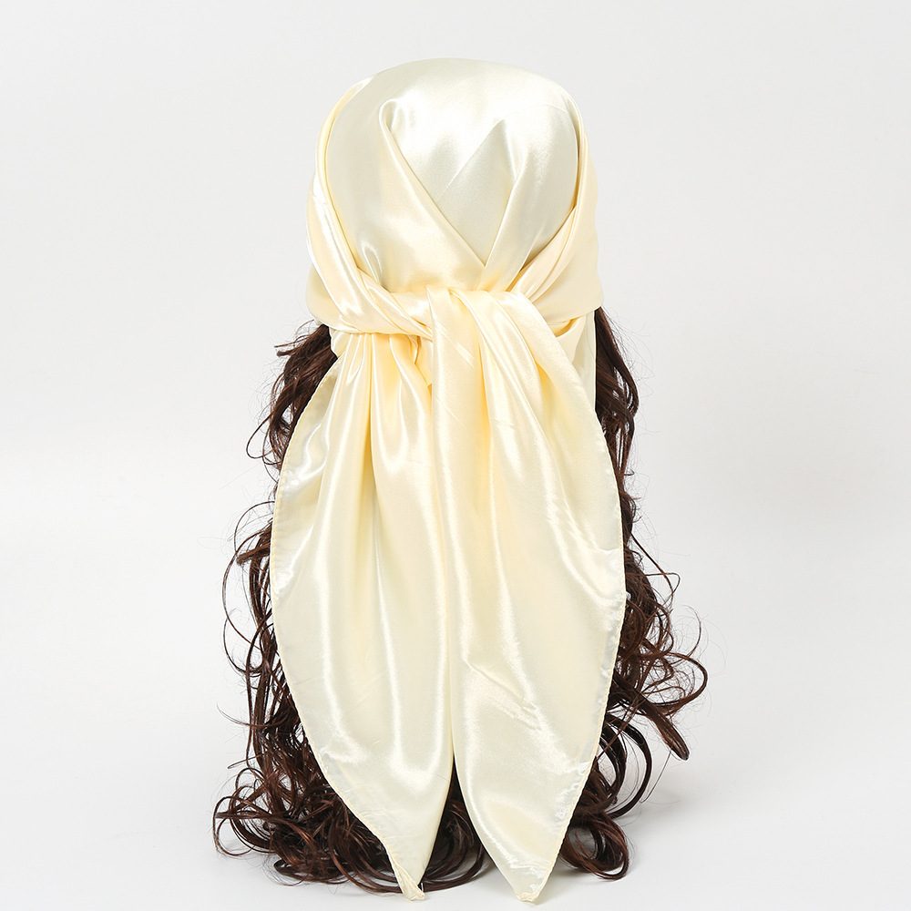 90cm Solid Colors Neckerchief  - Headband Summer Knit 리뷰 및 가격