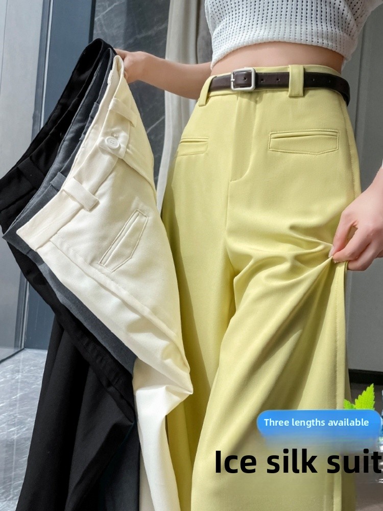 Yellow Ice Silk Cotton Linen W - Linen Pant Wide 리뷰 및 가격