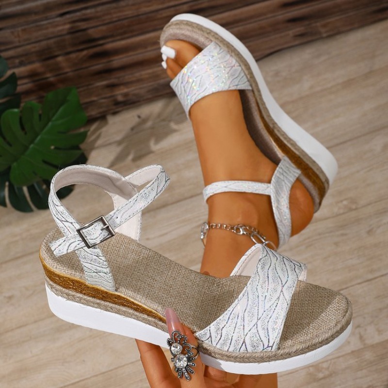 Wedge Sandals for Women White  - Wedge Espadrille Women 리뷰 및 가격